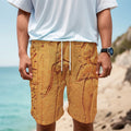 Ancient Egyptian Gods Print Men's Cargo Shorts