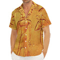 Ancient Egyptian Gods Print Men's Deep V-Neck Shirt