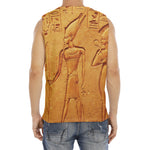 Ancient Egyptian Gods Print Men's Fitness Tank Top