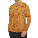 Ancient Egyptian Gods Print Men's Long Sleeve Rash Guard