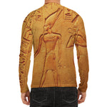 Ancient Egyptian Gods Print Men's Long Sleeve Rash Guard
