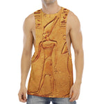 Ancient Egyptian Gods Print Men's Muscle Tank Top