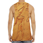 Ancient Egyptian Gods Print Men's Muscle Tank Top