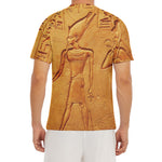 Ancient Egyptian Gods Print Men's Short Sleeve Rash Guard