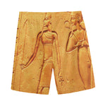 Ancient Egyptian Gods Print Men's Sports Shorts