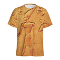 Ancient Egyptian Gods Print Men's Athletic T-Shirt