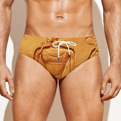 Ancient Egyptian Gods Print Men's Swim Briefs