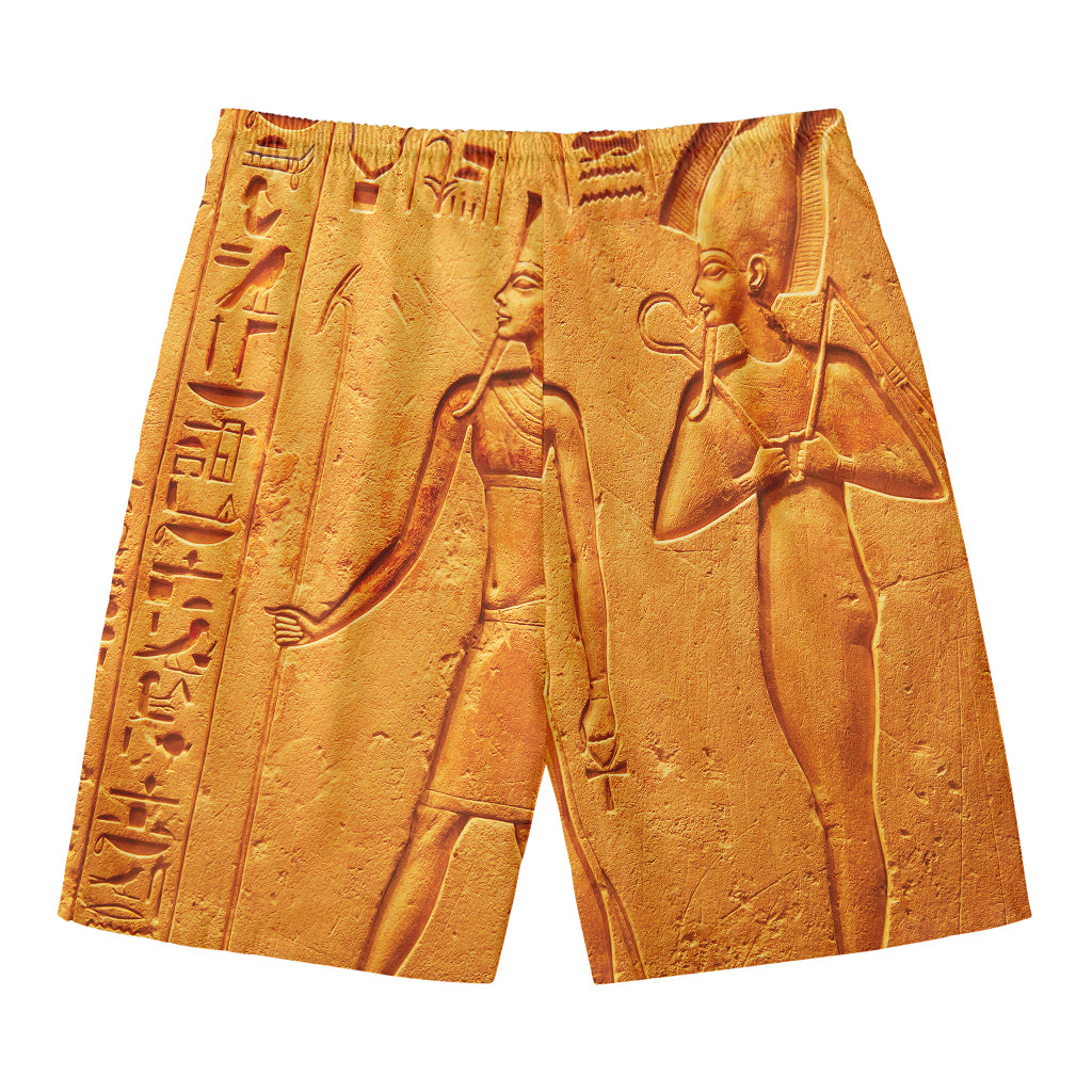 Ancient Egyptian Gods Print Men's Swim Trunks