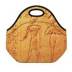 Ancient Egyptian Gods Print Neoprene Lunch Bag