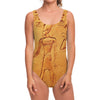 Ancient Egyptian Gods Print One Piece Swimsuit