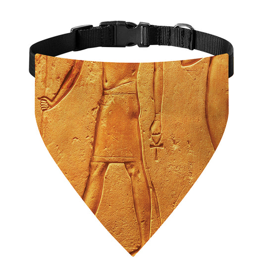 Ancient Egyptian Gods Print Over The Collar Dog Bandana
