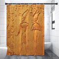 Ancient Egyptian Gods Print Premium Shower Curtain