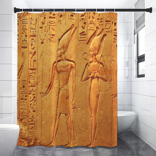 Ancient Egyptian Gods Print Premium Shower Curtain