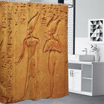 Ancient Egyptian Gods Print Premium Shower Curtain