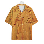 Ancient Egyptian Gods Print Rayon Hawaiian Shirt
