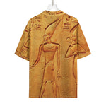 Ancient Egyptian Gods Print Rayon Hawaiian Shirt