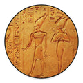 Ancient Egyptian Gods Print Round Floor Mat