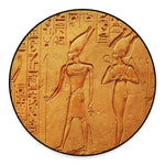 Ancient Egyptian Gods Print Round Floor Mat