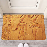 Ancient Egyptian Gods Print Rubber Doormat