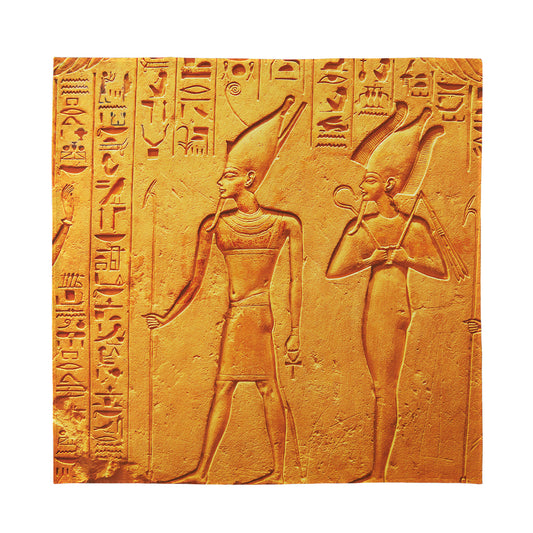 Ancient Egyptian Gods Print Silk Bandana
