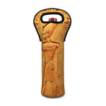 Ancient Egyptian Gods Print Single Neoprene Wine Tote