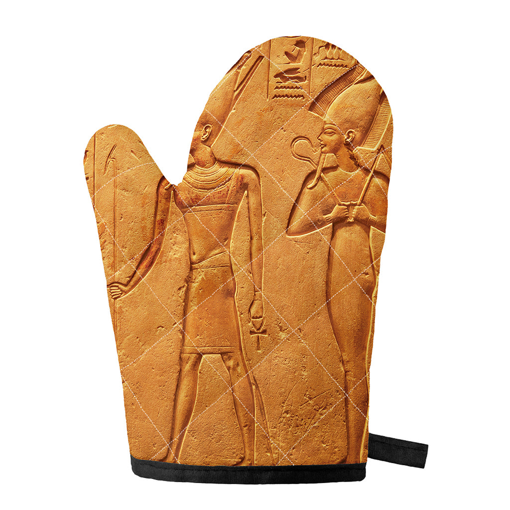 Ancient Egyptian Gods Print Single Oven Mitt