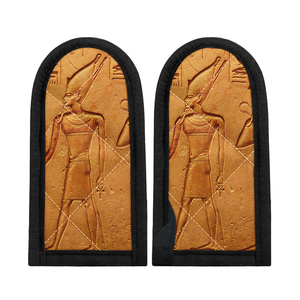 Ancient Egyptian Gods Print Skillet Handle Cover