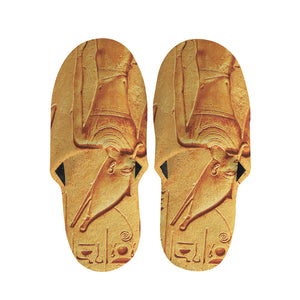 Ancient Egyptian Gods Print Slippers