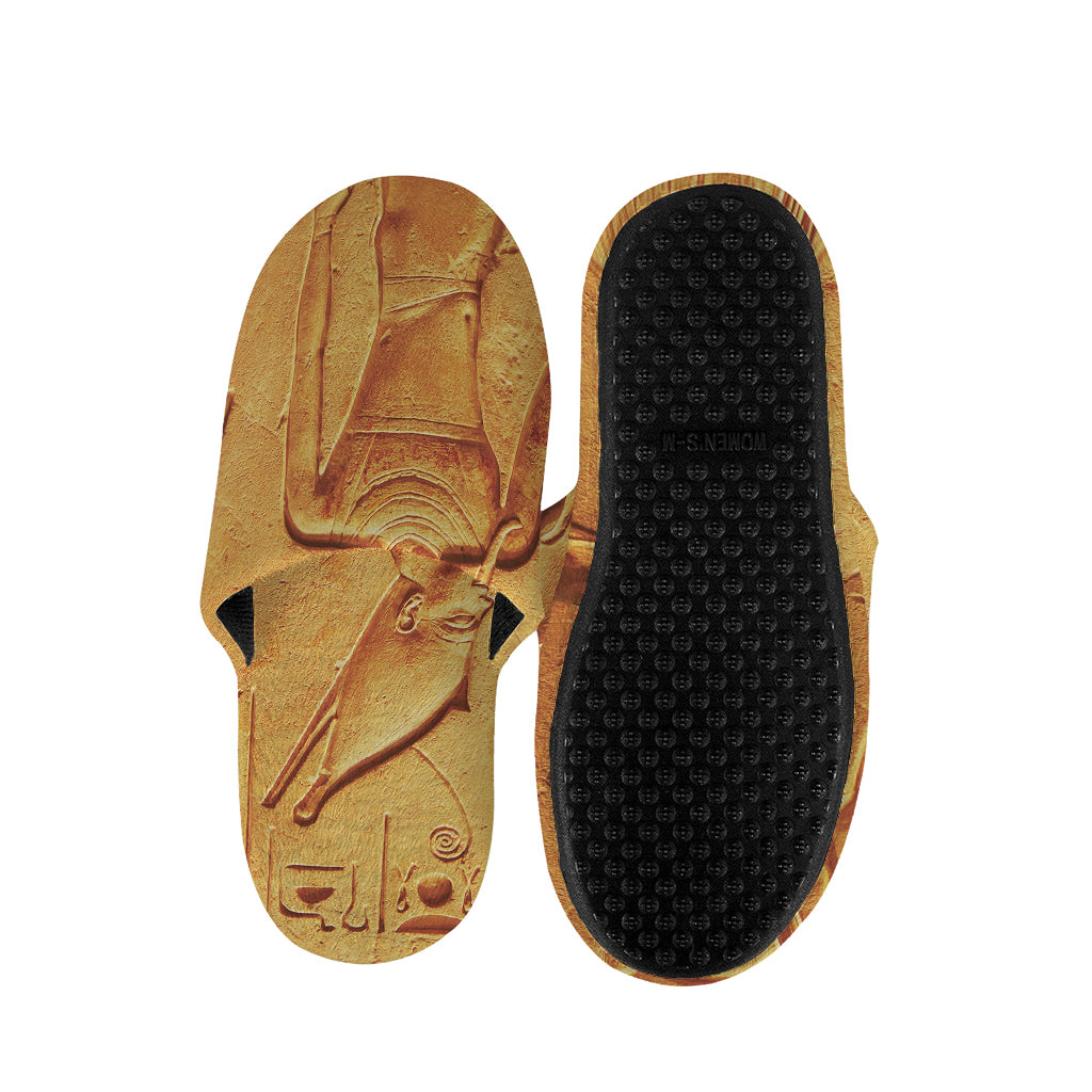 Ancient Egyptian Gods Print Slippers