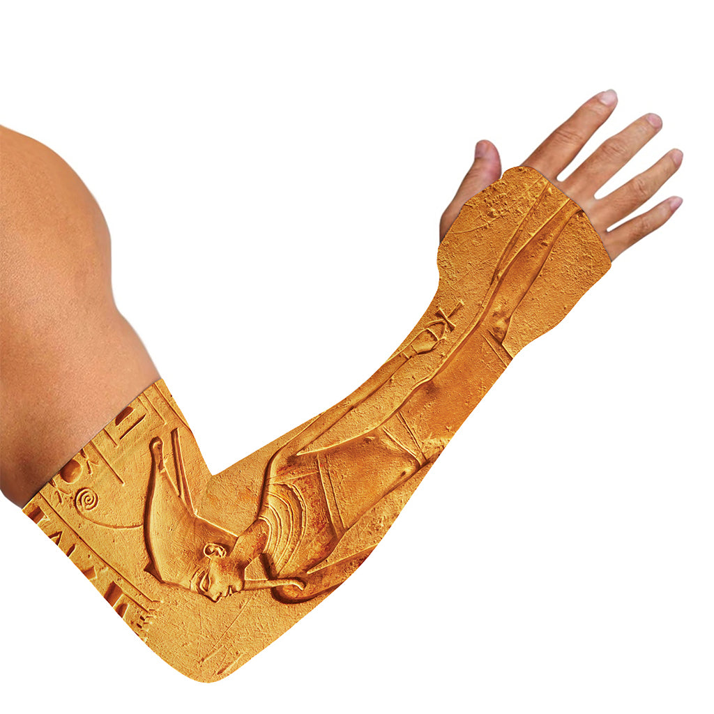 Ancient Egyptian Gods Print Sun Protection Arm Sleeves