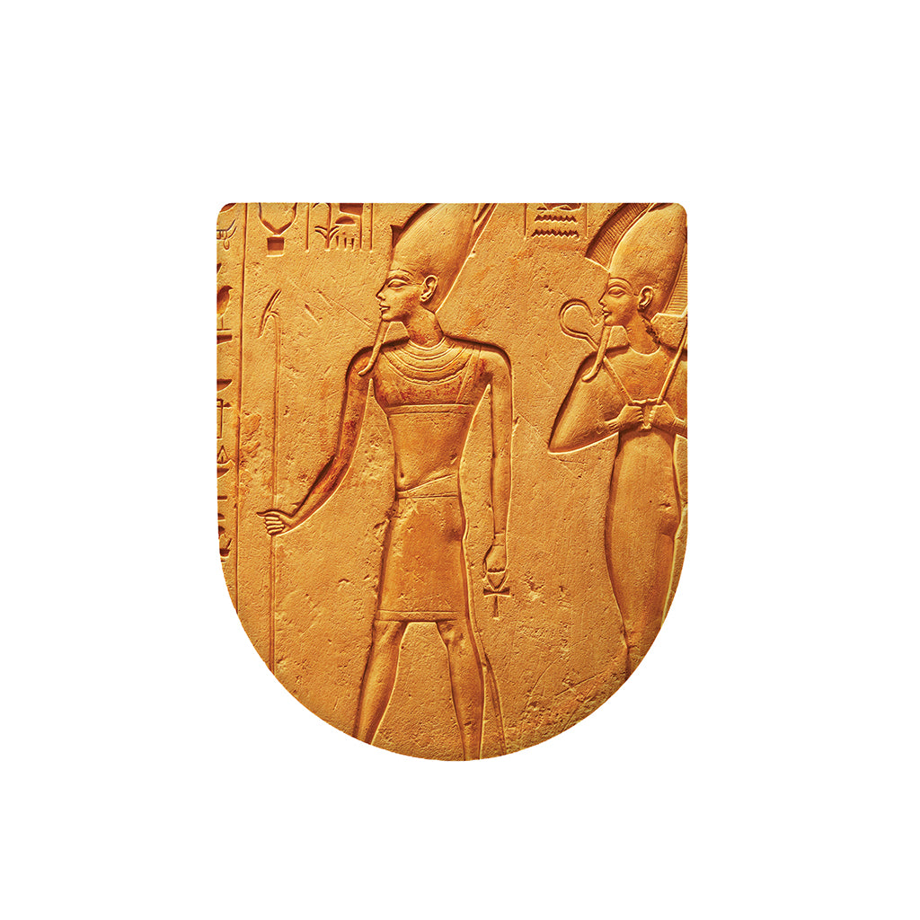 Ancient Egyptian Gods Print Toilet Lid Cover