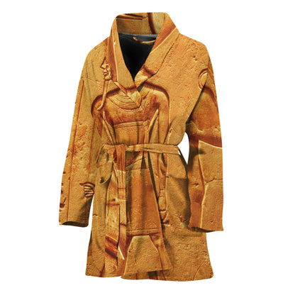 Ancient Egyptian Gods Print Women's Bathrobe