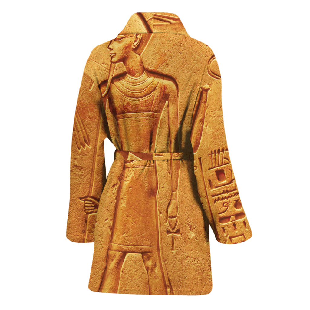 Ancient Egyptian Gods Print Women's Bathrobe