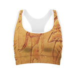 Ancient Egyptian Gods Print Women's Sports Bra