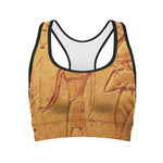 Ancient Egyptian Gods Print Women's Sports Bra
