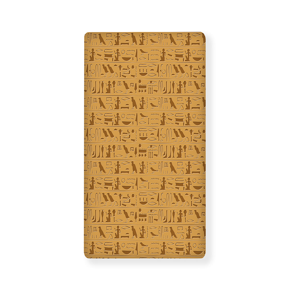 Ancient Egyptian Hieroglyphs Print Baby Crib Sheet