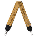 Ancient Egyptian Hieroglyphs Print Bag Strap