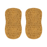 Ancient Egyptian Hieroglyphs Print Bar Stool Covers