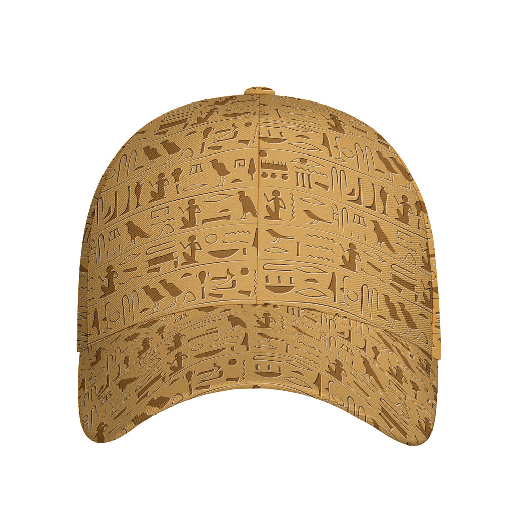 Ancient Egyptian Hieroglyphs Print Baseball Cap