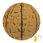 Ancient Egyptian Hieroglyphs Print Basketball