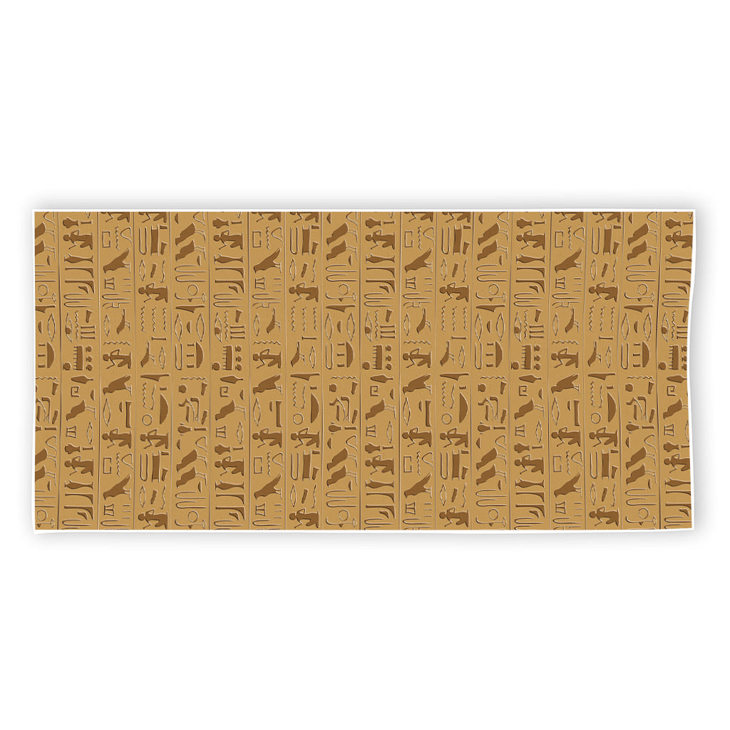 Ancient Egyptian Hieroglyphs Print Beach Towel