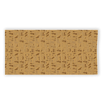 Ancient Egyptian Hieroglyphs Print Beach Towel