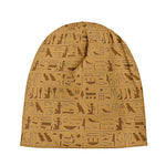 Ancient Egyptian Hieroglyphs Print Beanie