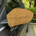 Ancient Egyptian Hieroglyphs Print Car Side Mirror Covers