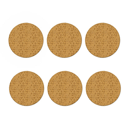 Ancient Egyptian Hieroglyphs Print Coaster Set