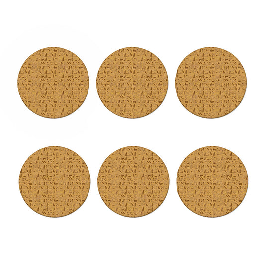 Ancient Egyptian Hieroglyphs Print Coaster Set