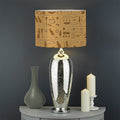 Ancient Egyptian Hieroglyphs Print Drum Lamp Shade