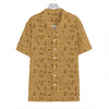 Ancient Egyptian Hieroglyphs Print Hawaiian Shirt