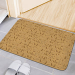 Ancient Egyptian Hieroglyphs Print Indoor Door Mat
