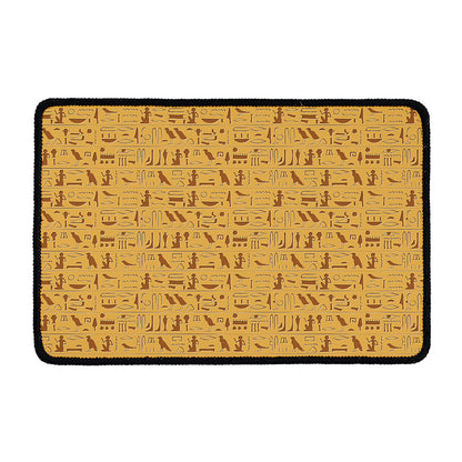 Ancient Egyptian Hieroglyphs Print Kitchen Mat